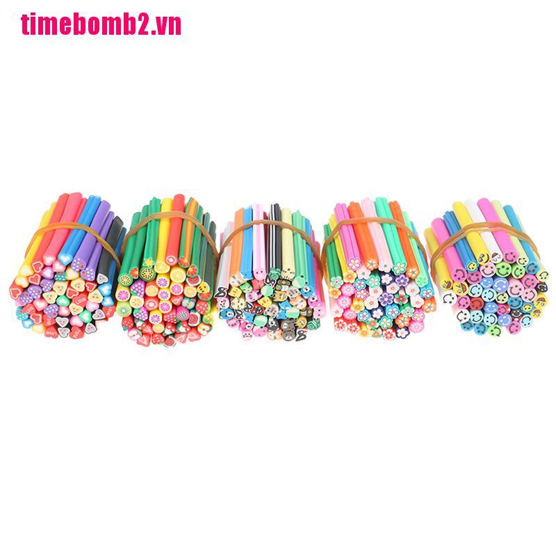 (Hàng Mới Về) Bộ 10 Miếng Đất Sét Trang Trí Móng Tay Hình Trái Cây