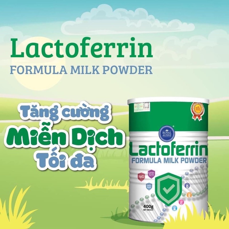 Sữa non Lactoferrin Formula milk powder Royal Ausnz 400g