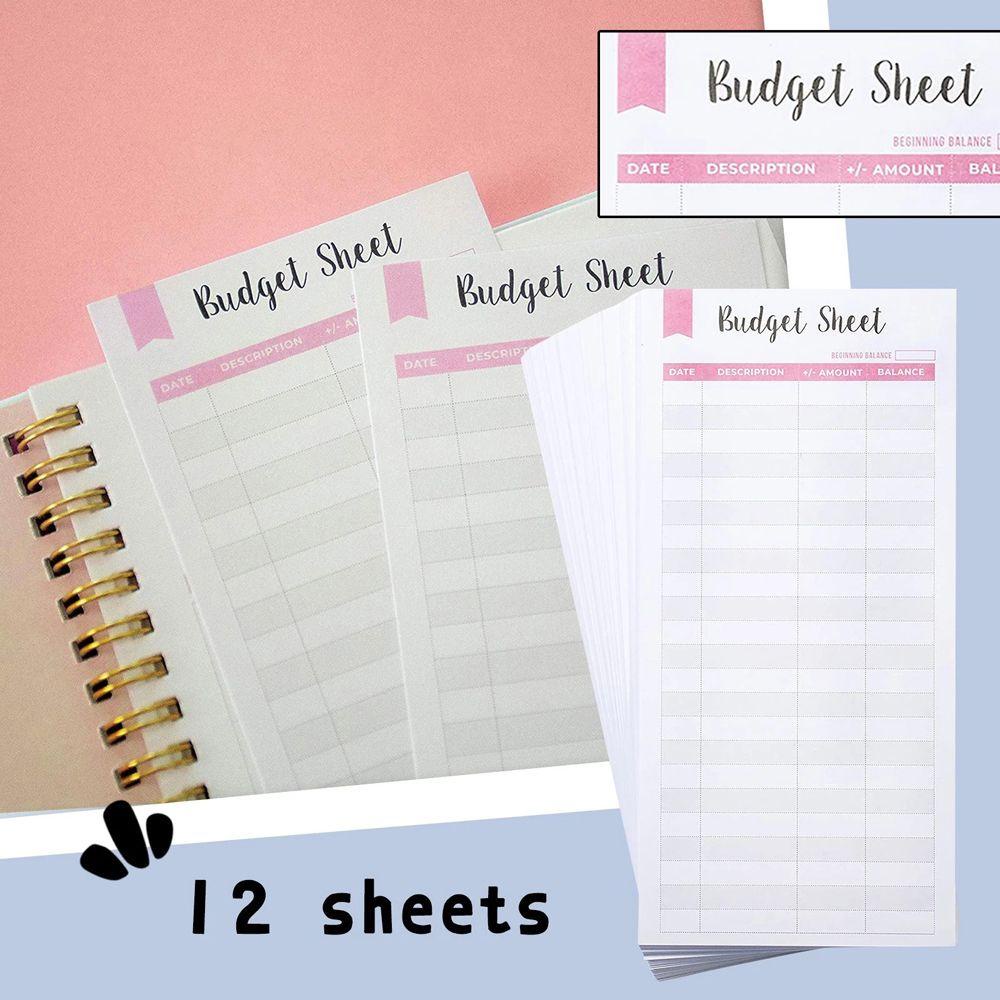 Augustine Budget Tờ Kế Hoạch Làm Việc Sử Dụng Cho Budgeting Ledger Book Bill