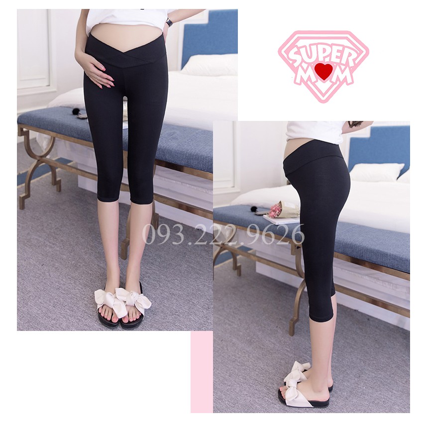 COM BO 5 QUẦN NGỐ LEGGING BẦU CẠP CHÉO.