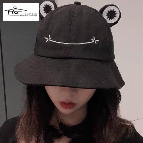 Mũ Tai Bèo Chống Nắng In Hình Chú Ếch Dễ Thương Vui Nhộn Thời Trang Xuân Hè Cho Nữ