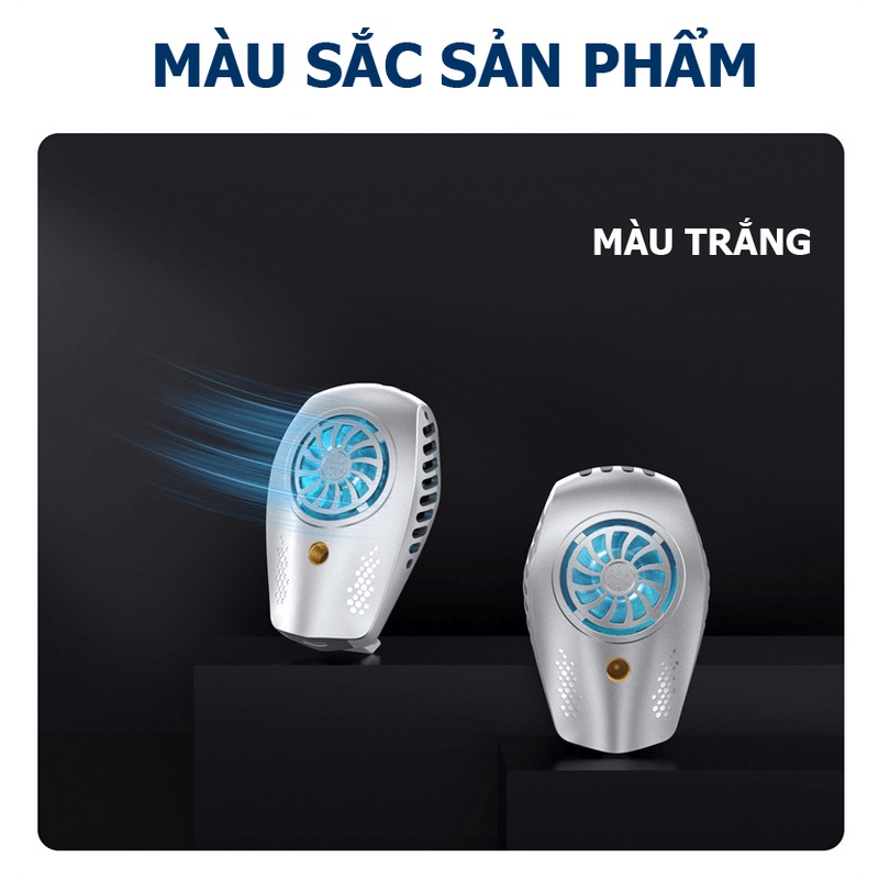 Quạt tản nhiệt cho điện thoại k3 tích hợp sò siêu lạnh, tản nhiệt, làm mát cực nhanh (màu ngẫu nhiên)