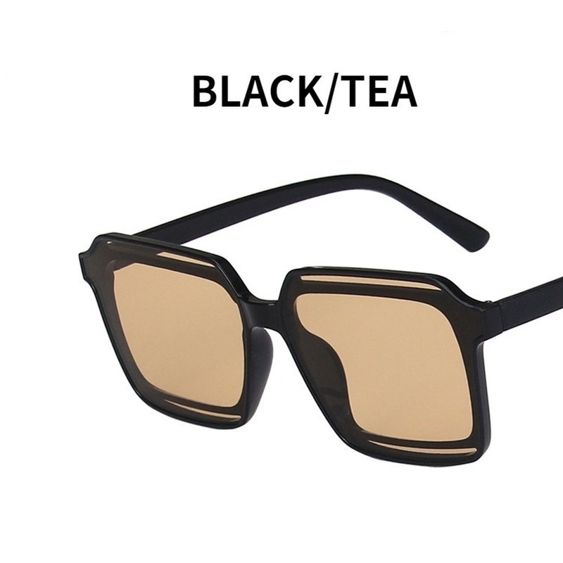 Kính Mát Gọng Vuông Oversize Thời Trang Cá Tính Cho Nữ