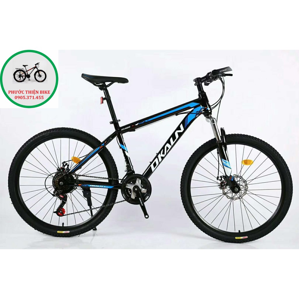 Xe đạp thể thao Dkaln ATX-666 24,26 inch. Hàng Nhập khẩu , tặng dè và baga .