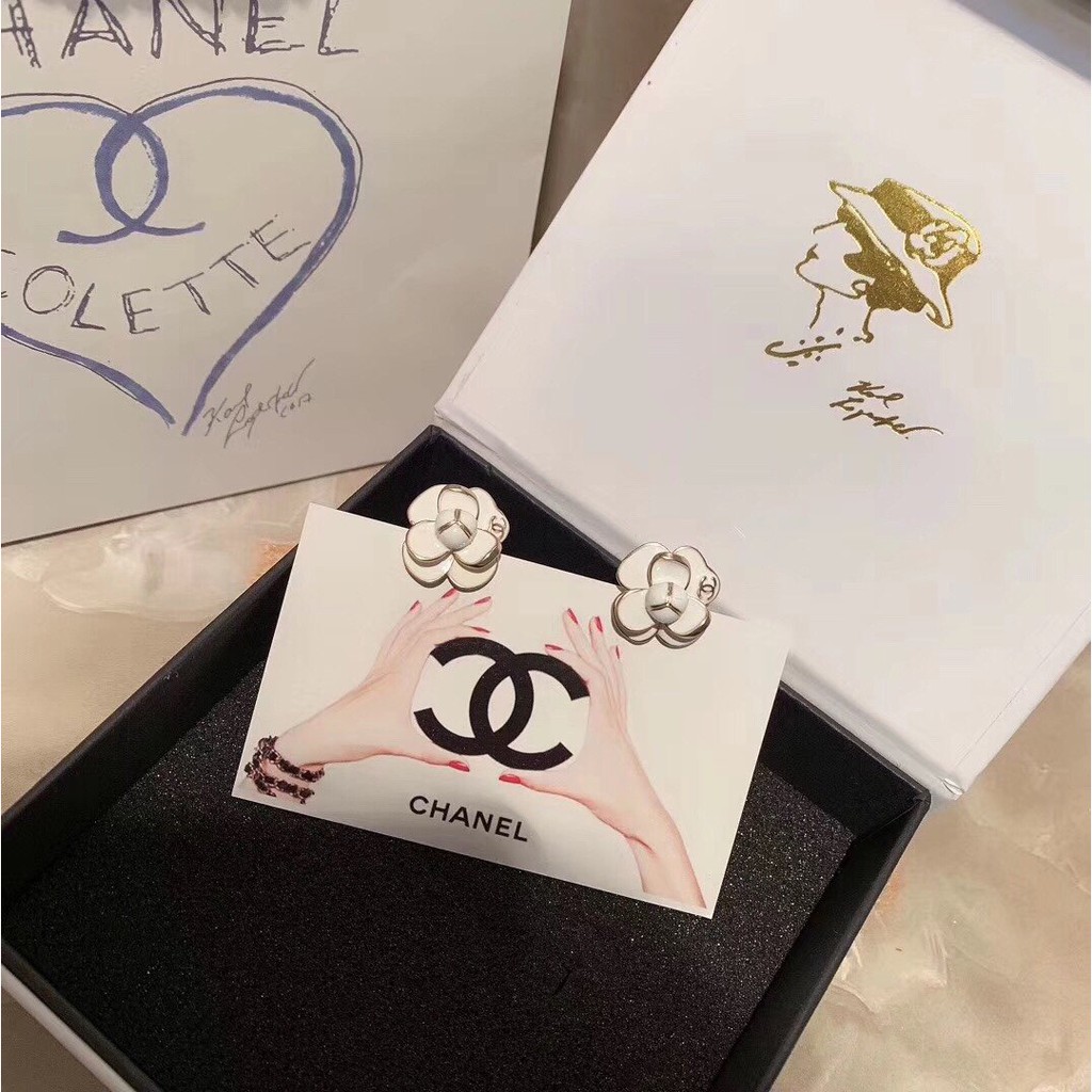 Khuyên Tai Mạ Bạc 925 Hình Bông Hoa Đính Đá Thời Trang