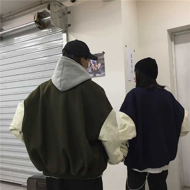 (SẴN + VIDeo) Áo khoác bomber ulzzang hot trend cá tính Hàn Quốc 2020 KÈM 3 ẢNH THẬT CUỐI | BigBuy360 - bigbuy360.vn