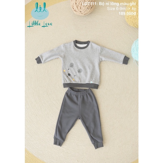 [Little love] Bộ tăm mềm mát bèo phối cho bé