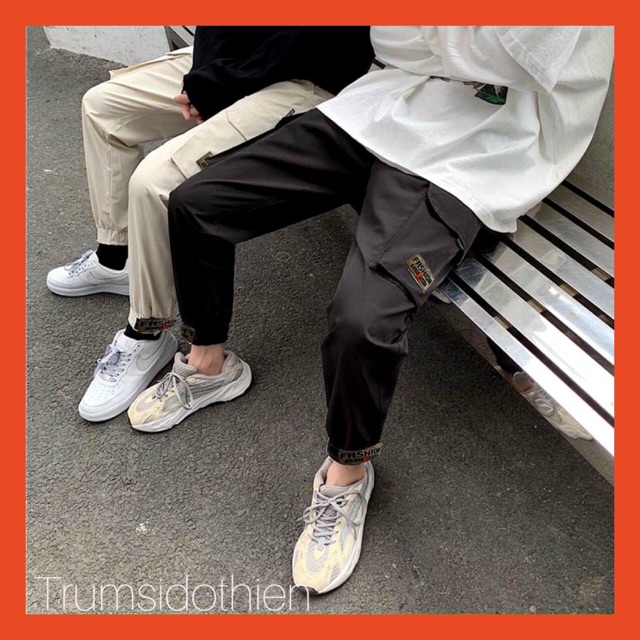 [👉Túi hộp - Cực Chất !!] Quần jogger kaki túi hộp dán gấu siêu hot, quần kaki, quần jogger nam , quần baggy | BigBuy360 - bigbuy360.vn