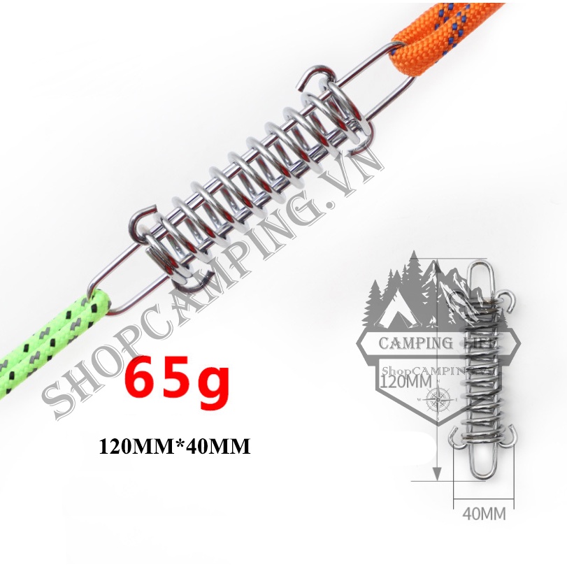 Set 5 Lò Xo Căng Dây Lều Bằng Thép