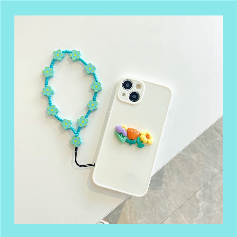 Ốp Điện Thoại TPU Dẻo Họa Tiết Hoa 3D Thời Trang Chống Rơi/ Bụi Bẩn Cho IPhone 13 12 11 Pro Max X XS XR 8 7 6 Plus