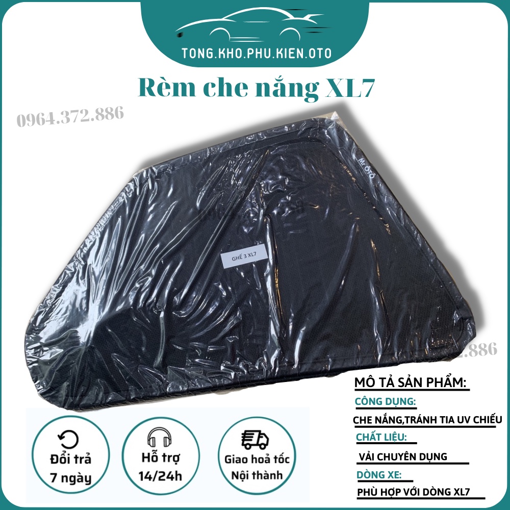 Rèm che nắng Ghế 3 Xe Suzuki XL7 Rèm chuẩn theo xe. Bảo hàng 24 Tháng. Cam Kết Chuẩn From