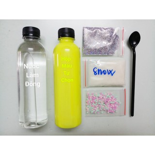 Combo/BỘ KIT LÀM SLIME (chọn màu keo)