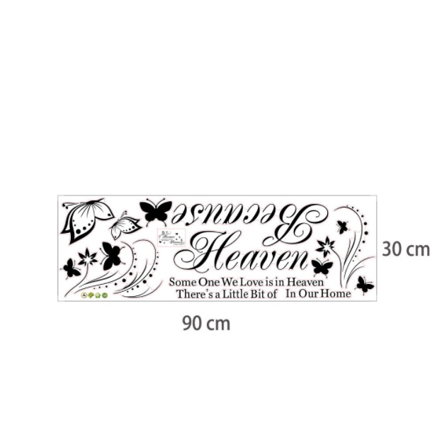 Decal trang trí tường - Chữ tiếng anh ý nghĩa