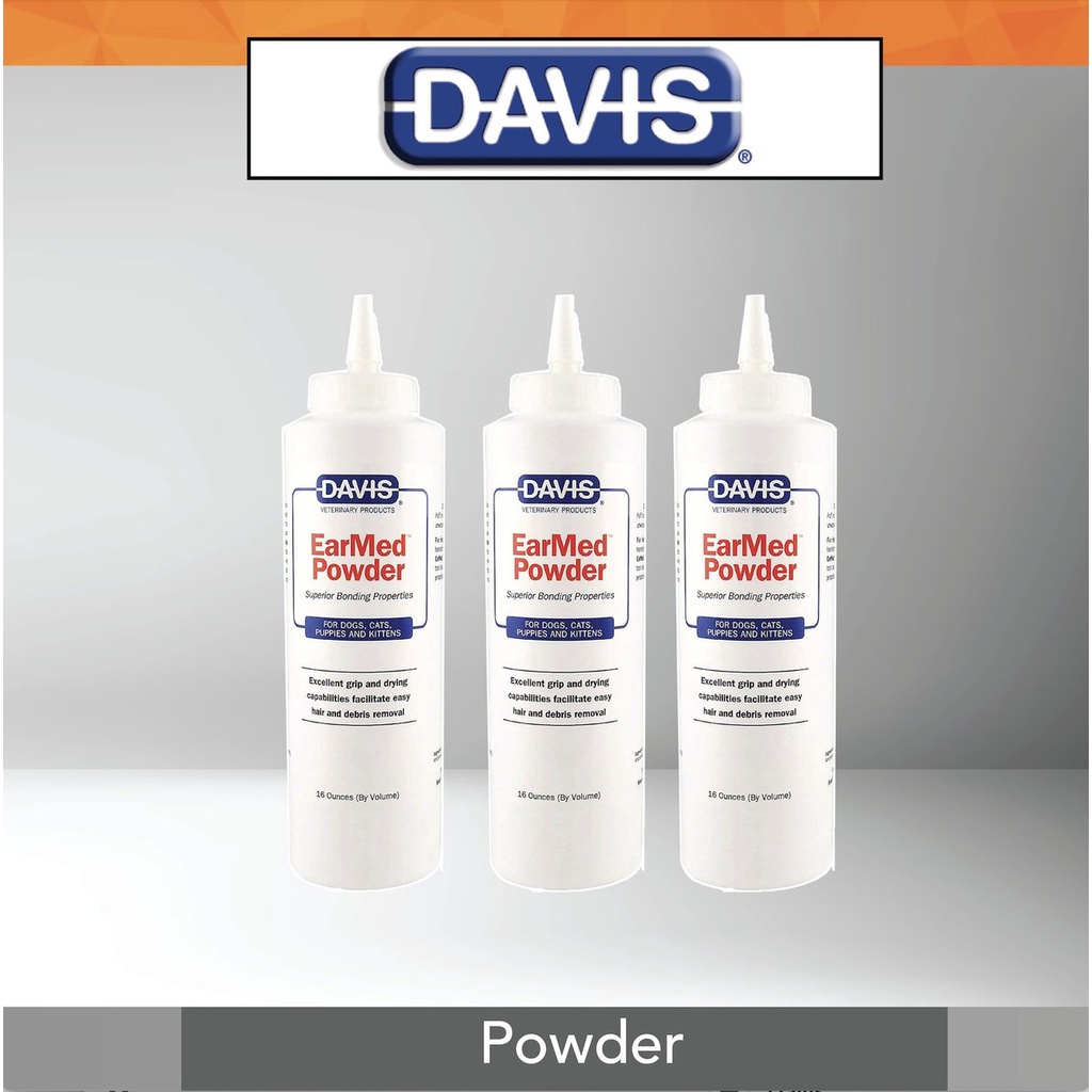 Bột nhổ lông tai cho thú cưng chó mèo Davis EarMed Power 85gr