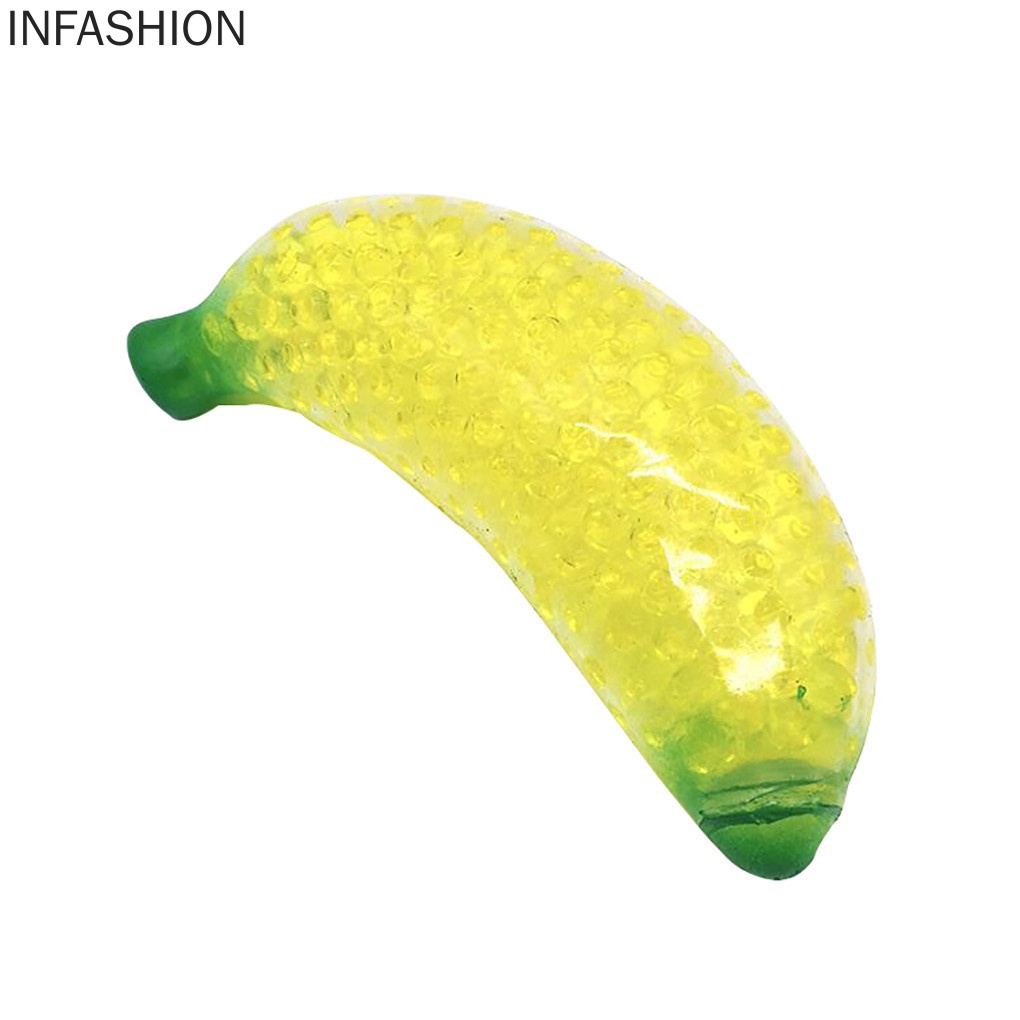 Đồ chơi bóp mềm giúp giải tỏa căng thẳng hình trái chuối làm từ silicon