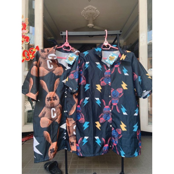 Áo Sơ Mi Tay Ngắn Unisex Cổ Bẻ Phông Cách Hàn Quốc Freesize