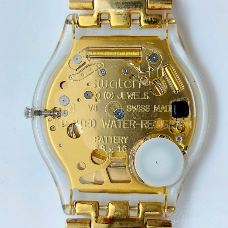 Đồng hồ nữ lộ máy, siêu mỏng SWATCH SWISS thuy sỹ