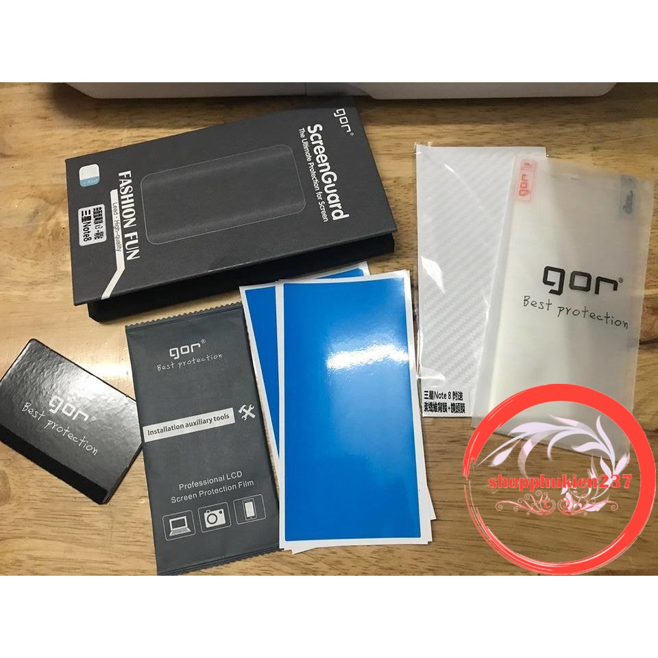 [Freeship toàn quốc từ 50k] FREESHIP ĐƠN 99K_SAMSUNG GALAXY NOTE 8 BỘ DÁN GOR 3 MIẾNG FULL MÀN + 1 CARBON + 1 CAMERA