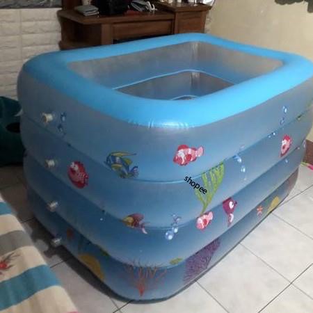 Bể bơi trong 4 tầng siêu dai cho bé yêu