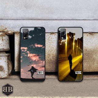 Ốp lưng kính cường lực Vivo Y3S mình tôi cô đơn