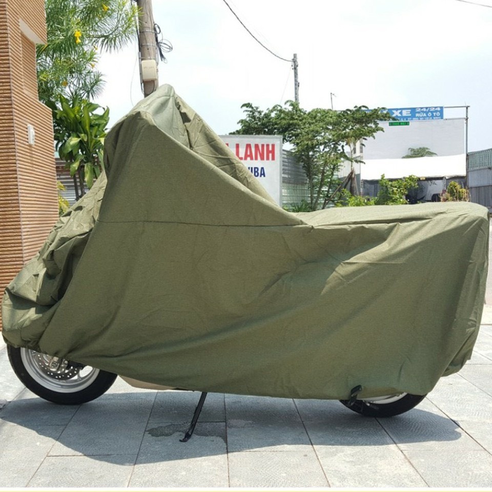 Bạt phủ xe máy AIR BALDE vải dù hai lớp cao cấp chuẩn kích thước, bọc xe máy chống nắng và chống thấm, chống trộm