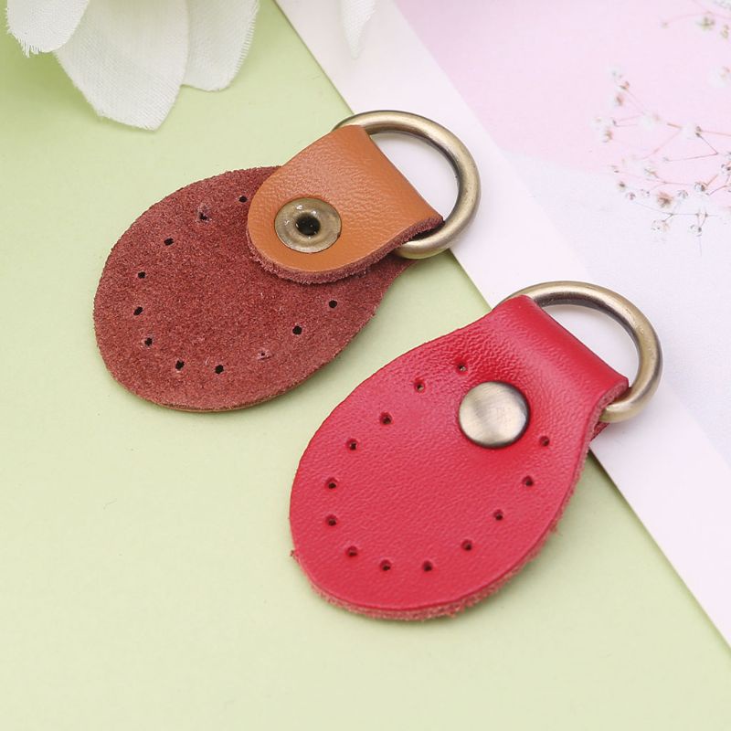 Khóa gài bằng da DIY thời trang cho túi xách