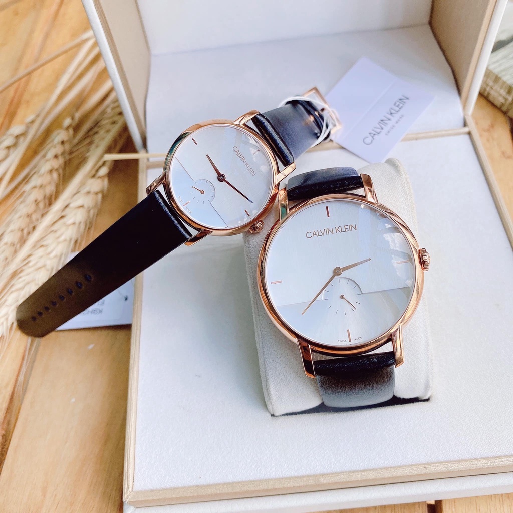 Đồng Hồ Cặp CALVIN KLEIN K9H2X6C6 vs K9H2Y6C6 Chính Hãng Tặng Dây Da Cao Cấp