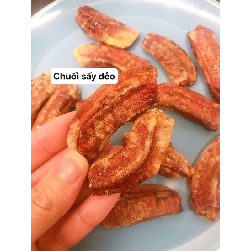 Chuối sấy dẻo khô nguyên vị nhà làm