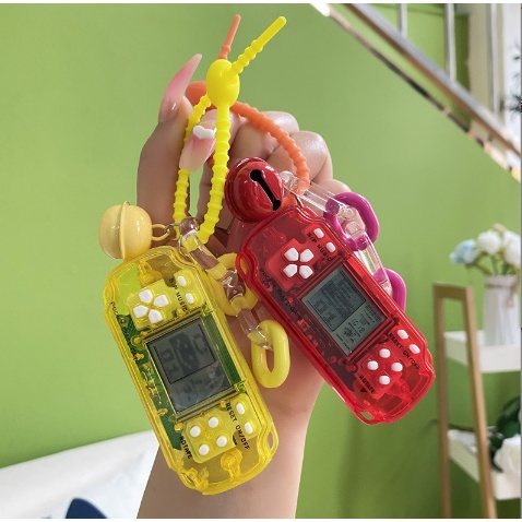 đồ chơi máy chơi game xếp gạch bấm nút DCN12