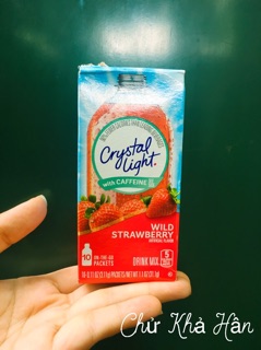 Bột pha nước trái cây Crystal Light 0 Calo