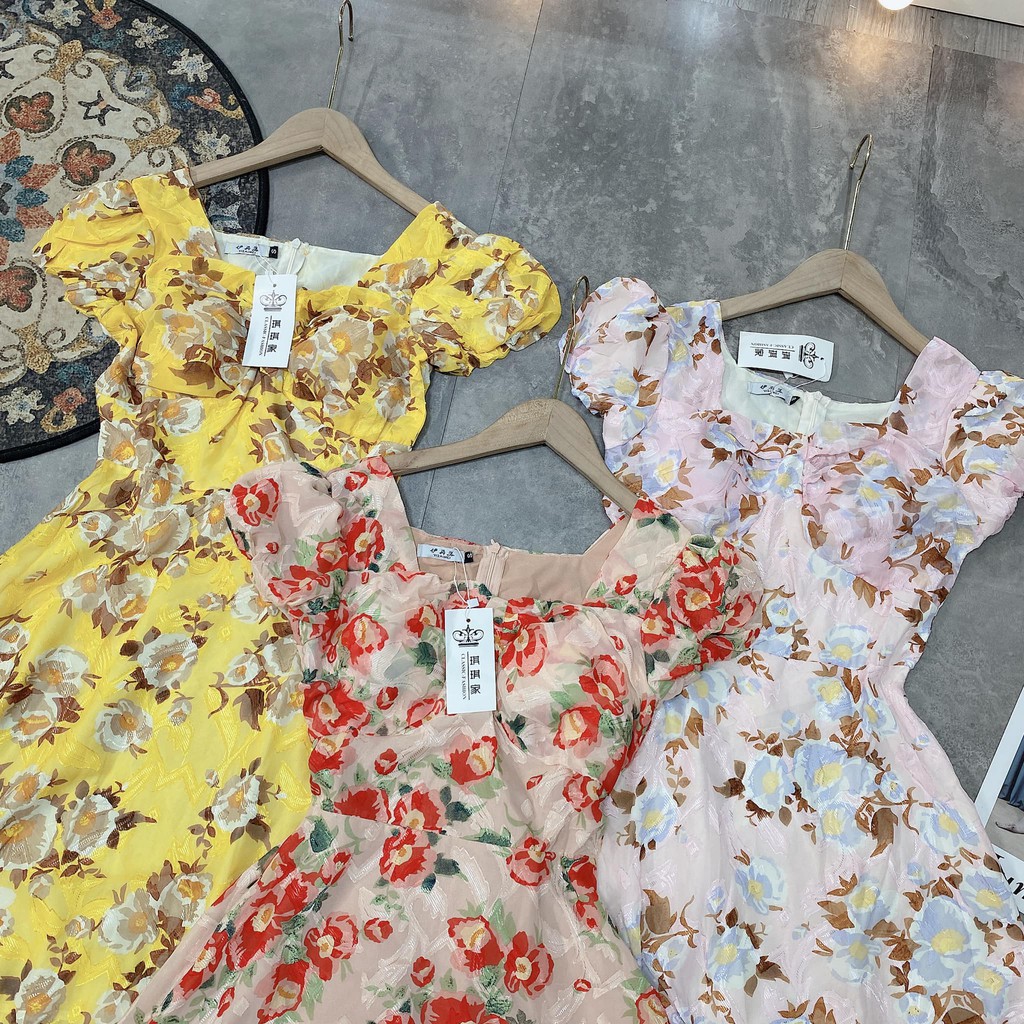 VÁY VOAN HOA ĐỆM NGỰC mềm mát 1000(Kèm ảnh thật,video) | BigBuy360 - bigbuy360.vn