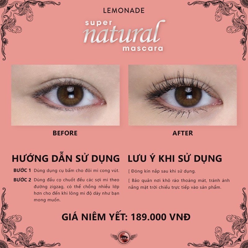 CHUỐT MI LEMONADE SUPERNATURAL MASCARA