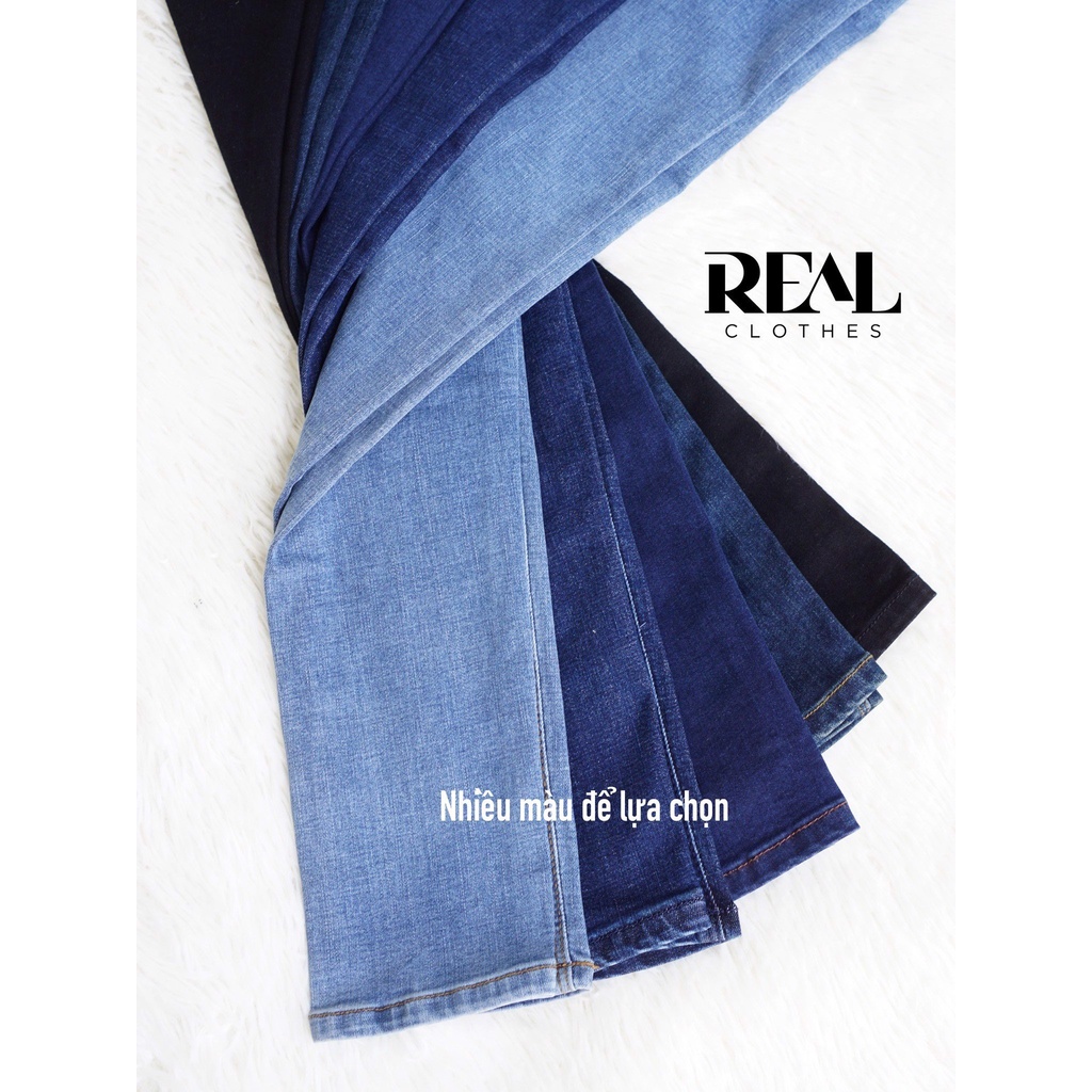 Quần jeans nữ xanh skinny vệt trắng, lưng cao, co giãn, có túi, tôn dáng