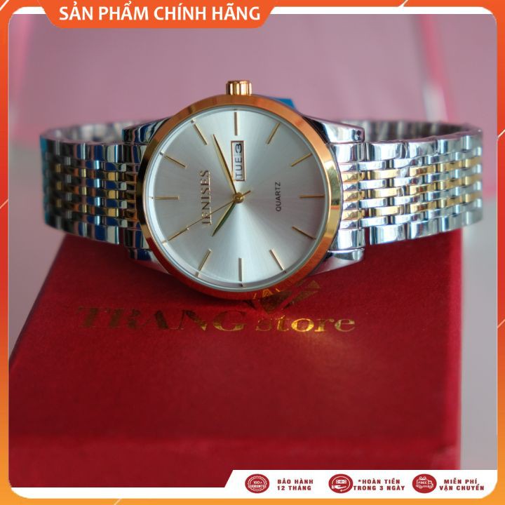 Đồng Hồ Nam Cao Cấp JENISES JAPAN Mặt Trắng,Khung Thép Không Gỉ J2t[ SALE GIÁ SỐC] | BigBuy360 - bigbuy360.vn