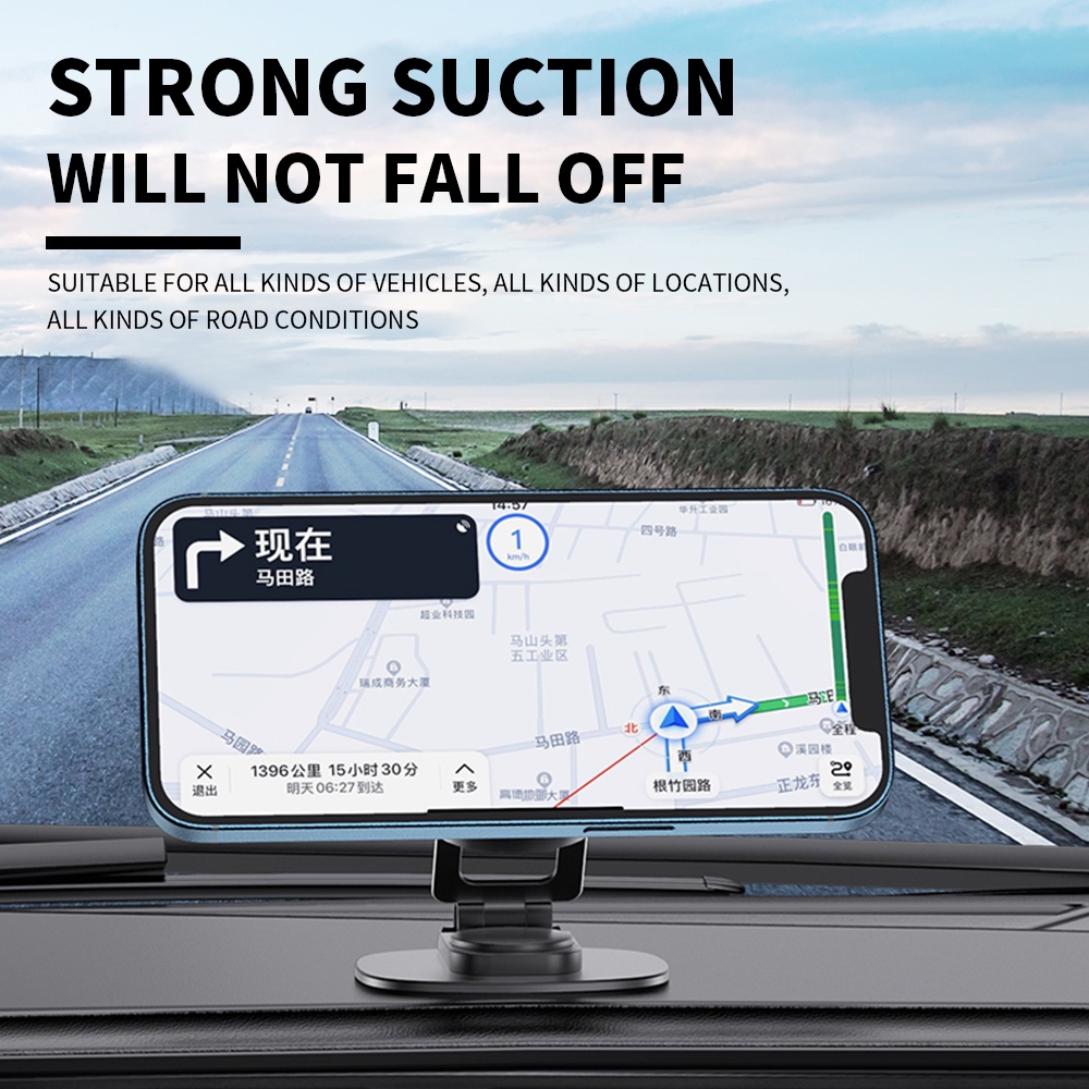 Giá Đỡ Điện Thoại Ô Tô Từ Tính Gấp / 360° Giá Đỡ Điện Thoại Đa Năng Trên Xe Hơi