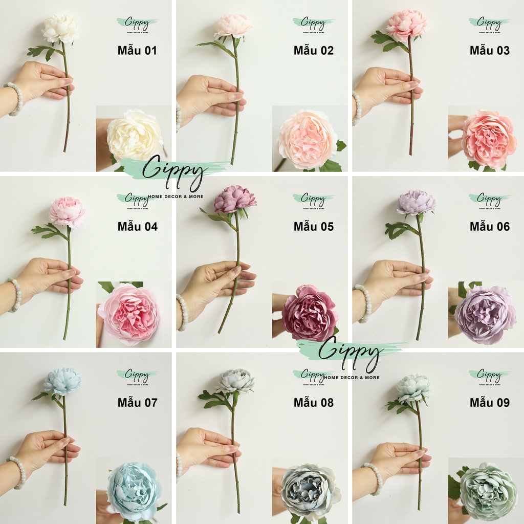Hoa hồng trà xinh xắn - phụ kiện trang trí chụp hình - Gippy Decor