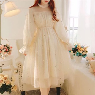 [CÓ SẴN][FREESHIP50K] VÁY CÔNG CHÚA UZZLANG ĐÍNH SAO LẤP LÁNH ( ảnh thật shop chụp ở cuối )