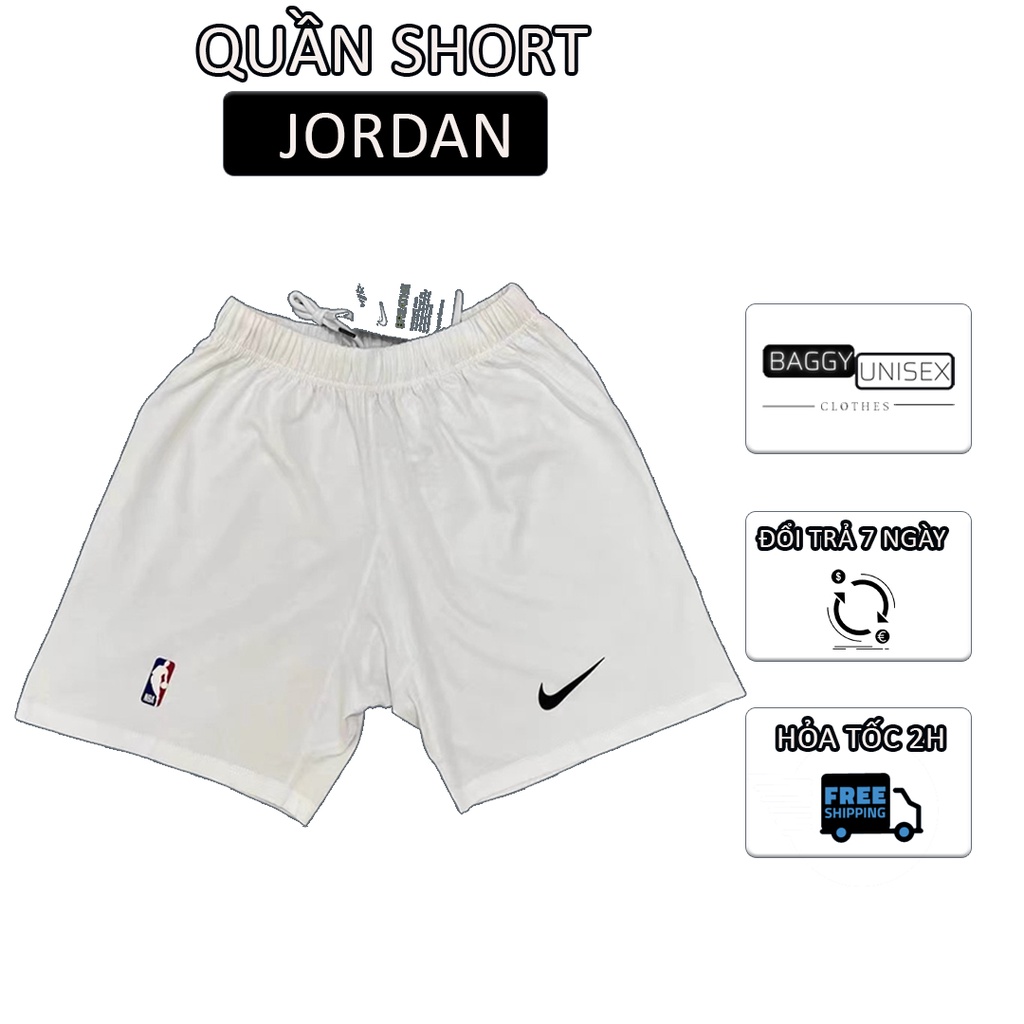 Quần short thể thao Jordan nam-nữ quần đùi nam mặc nhà chất vải mềm mịn mặc chuẩn form không bai xù nhiều 3 màu