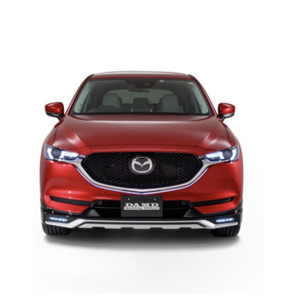 Ốp cản trước sau có đèn LED xe Mazda Cx5 2018-2022, mẫu lip cản trước sau có led Cx5