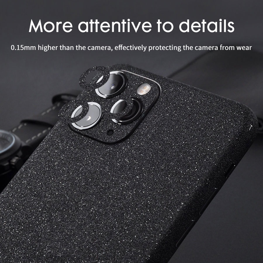 Dán MặT Sau LấP LáNh Sang TrọNg Cho iPhone 15 14 13 12 11 Pro Max 14 Plus
