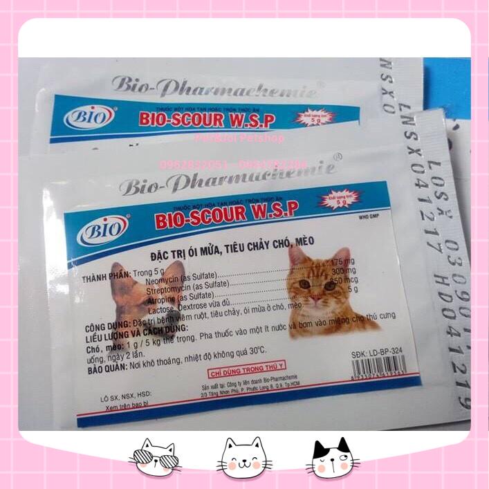 MEN BIO SCOURS ÓI MỬA TIÊU CHẢY CHO THÚ CƯNG