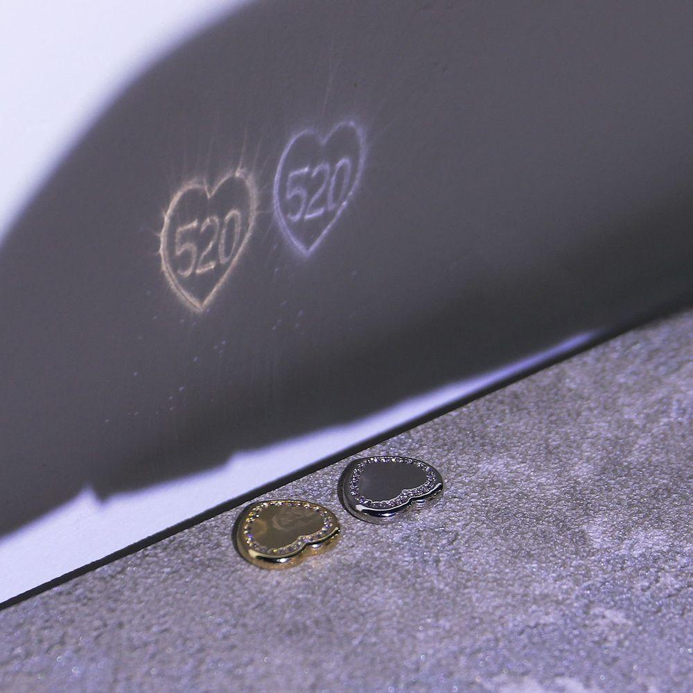 OCEANMAP Gương Chiếu Hình Gấu / Hổ Tự Dính Trang Trí Móng Tay Thời Trang DIY