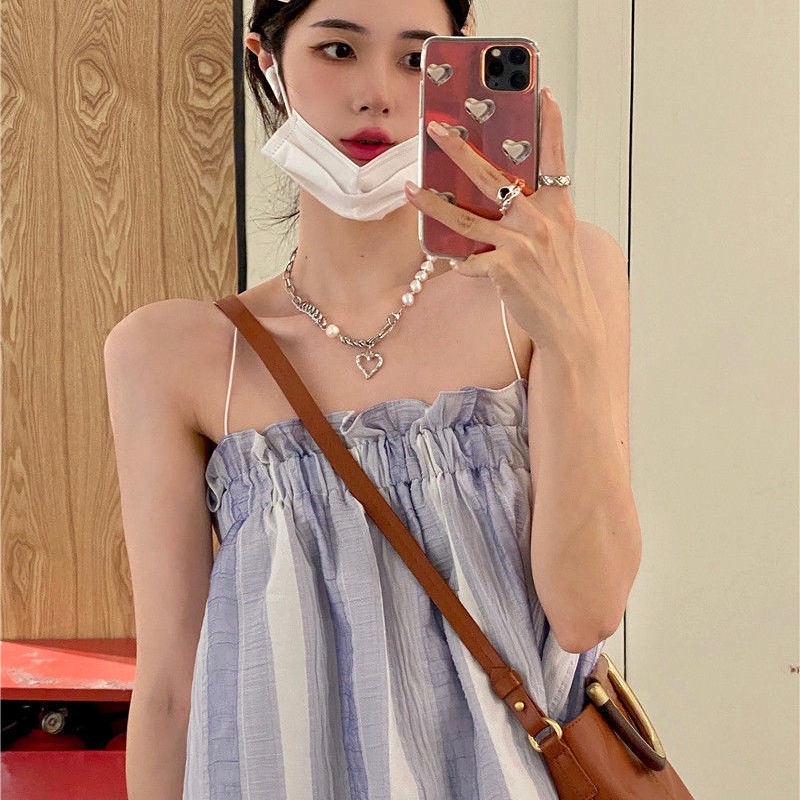 Áo Ống Không Tay Phong Cách Hàn Quốc Kiểu Dáng Mới Dành Cho Nữ