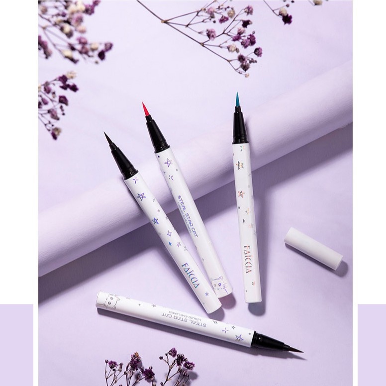Bút Kẻ Mắt Dạng Gel Chống Thấm Nước Thiết Kế Hình Ngôi Sao/Mèo Kitty