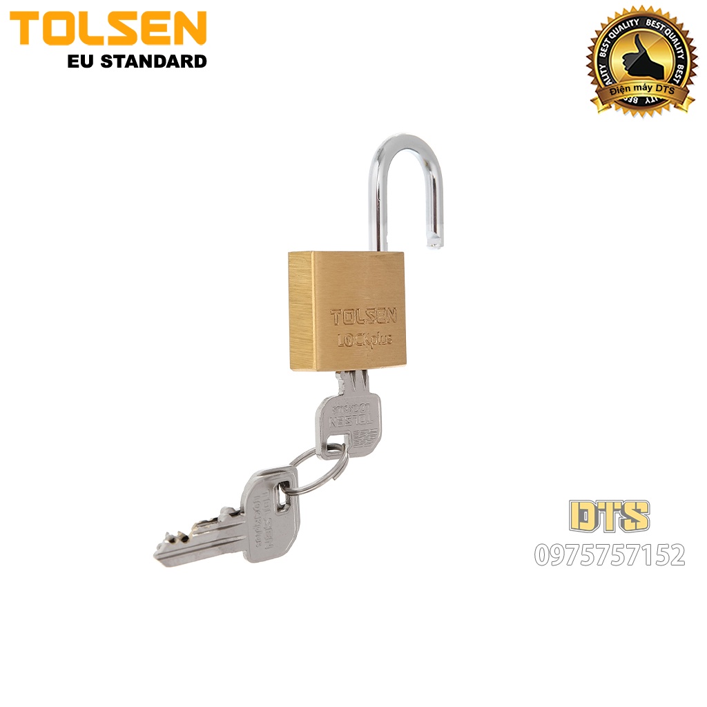 Ổ khoá đồng mật khẩu 3 số công nghiệp TOLSEN, khoá bấm khoá vali siêu cứng, chống cắt, chống trộm - Tiêu chuẩn châu Âu