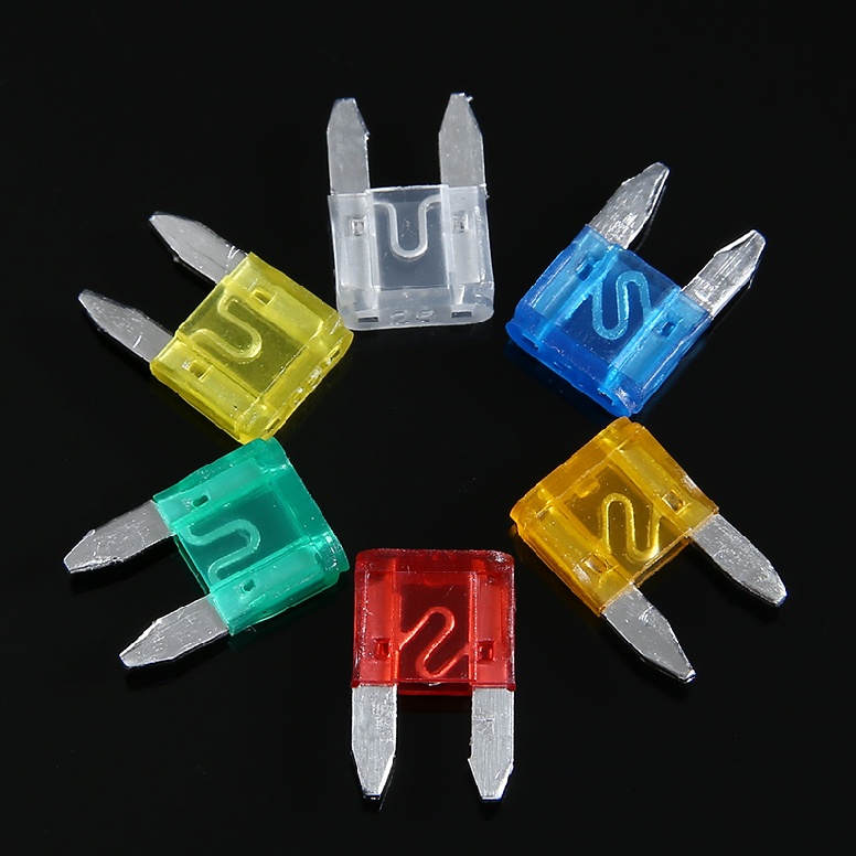 Set 120 Cầu Chì Mini 5A 10A 15A 20A 25A 30Amp Chuyên Dụng Cho Xe Hơi