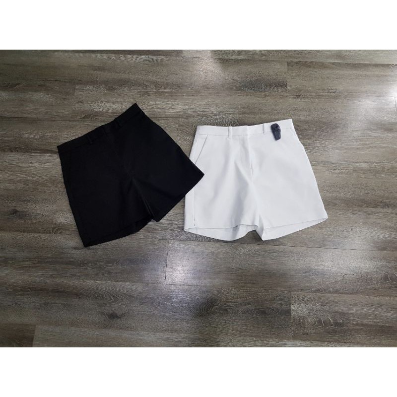 Quần short tây nữ ZR trơn màu trắng,đen,xanh đen-hàng xuất xịn