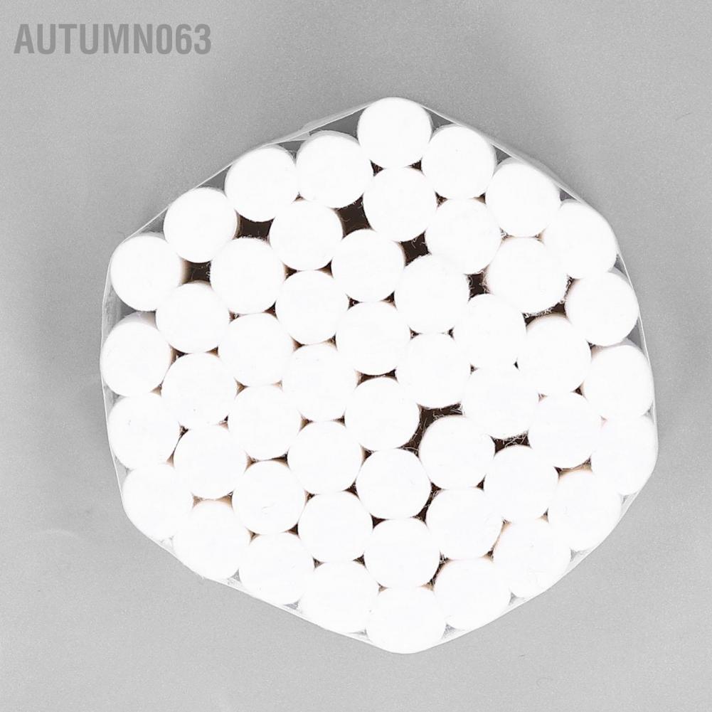 Autumn063 100 cái Gạc Nha Khoa Có Khả Năng Thấm Hút Cao Cuộn Bông Bóng Phụ Kiện cho Miệng Chảy máu mũi