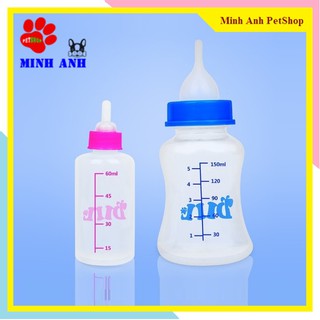 Bình Sữa Cho Chó Mèo Sơ Sinh - 60ML VÀ 150ML