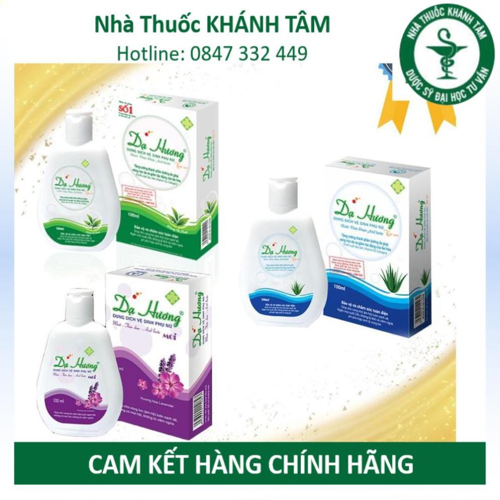 ! Dung dịch vệ sinh phụ nữ Dạ Hương Nha đam, Lavender, Trà xanh [DDVS] ! !